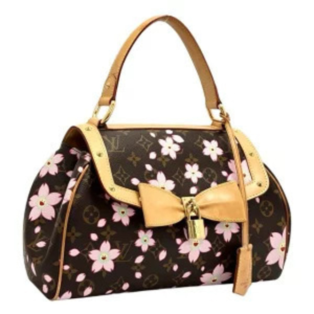 Louis Vuitton Sac Retro handbag Takashi Murakami Monogram Cherry Red Blossom